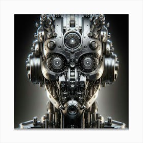 Robot Head 2 Canvas Print