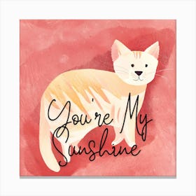 You'Re My Sunshine Canvas Print