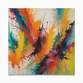 Splatters 7 Canvas Print