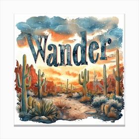 Wander Canvas Print