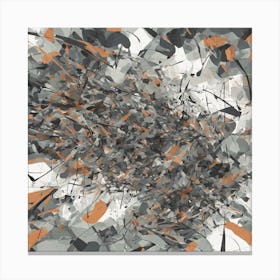 A Vector Abstract Art, I Am Sorry 2 Canvas Print