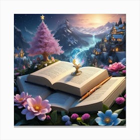 Fairy Tale Book Canvas Print