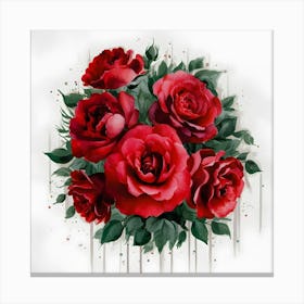 Red Roses Canvas Print