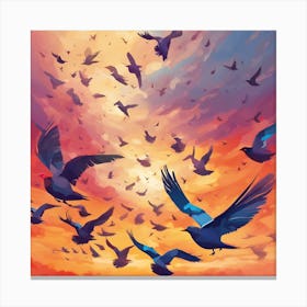 Fly Away Art Print (4) Canvas Print