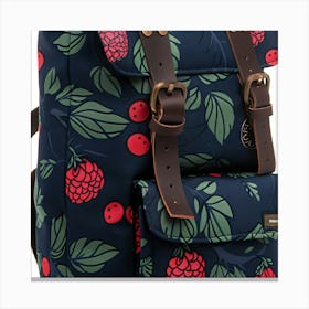 Raspberry Backpack Canvas Print