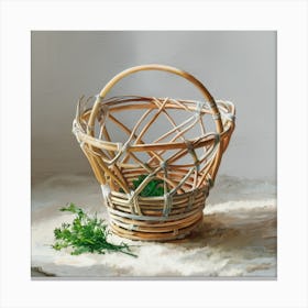 Basket Canvas Print