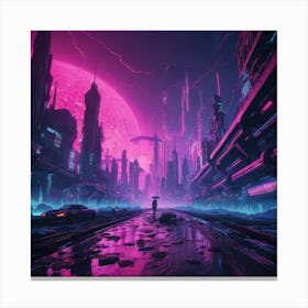 Night City Canvas Print