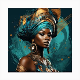 African Beauty 5 Canvas Print