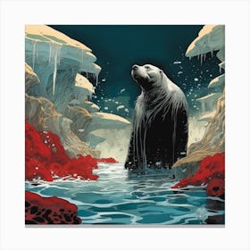 Polar Bear Canvas Print