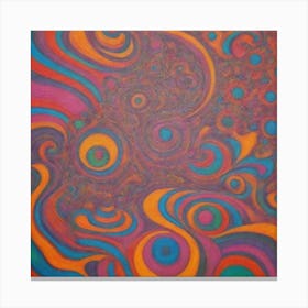 Psychedelic Swirls 2 Canvas Print