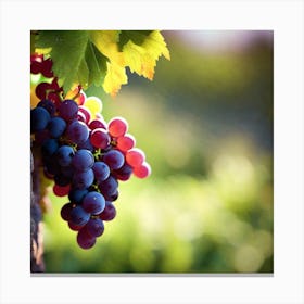 Grapes On The Vine 39 Canvas Print
