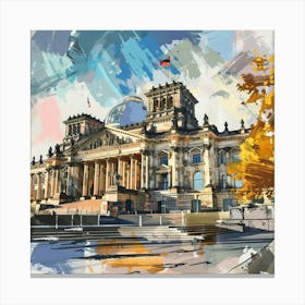 Reichstag Canvas Print