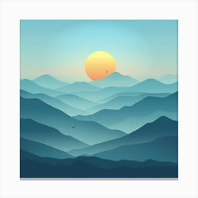 Mountain Landscape 7 Canvas Print