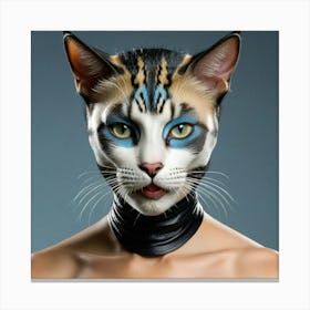 Portrait Of A Cat 3 Canvas Print