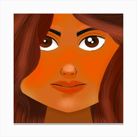 Portrait Of A Woman Canvas Print