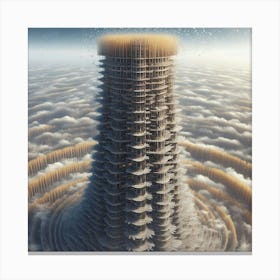 Tower Of Clouds Canvas Print