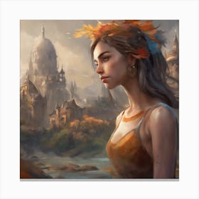 Fairytale Girl Canvas Print