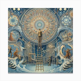 Clockwork Man Canvas Print