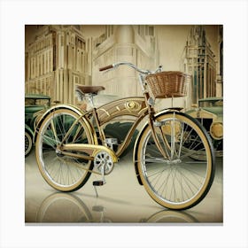 Vintage Bicycle Canvas Print