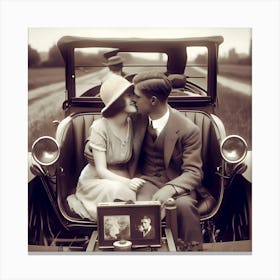 Dating Automotive Style-1928 ~Reimagined 3 Canvas Print