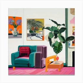 Room With Plants Canvas Print