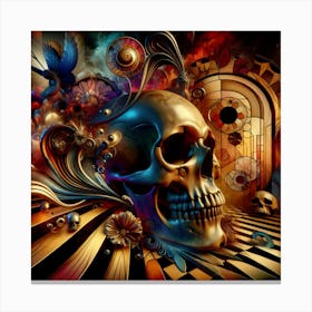 Skullphoria II Canvas Print