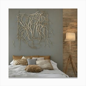 Twig Wall Art Canvas Print