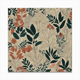 Floral Wallpaper 20 Canvas Print