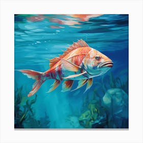Fish out of School Canvas Print