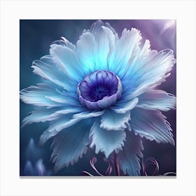 Blue Flower 3 Canvas Print