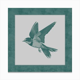 Swallow in Flight Canvas Print