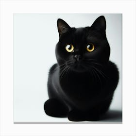 Black Cat 15 Canvas Print