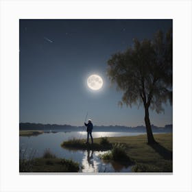 Full Moon Canvas Print