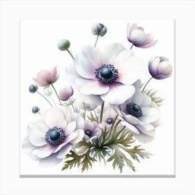 Anemones 3 Canvas Print