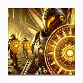 Helioguard Energy Shields Converted Canvas Print