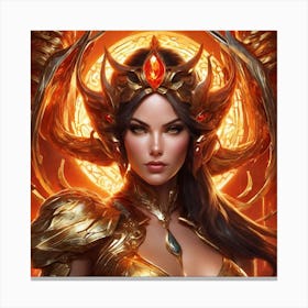 Angel Of Fire 1 Canvas Print