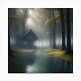 House In The Forest Canvas Print