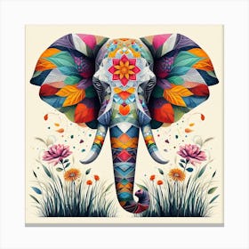 Elphant Meditatiion Canvas Print