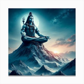 Lord Shiva 3 Canvas Print