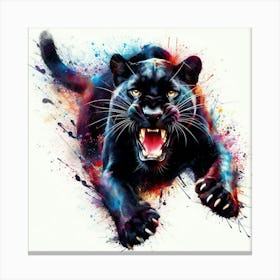 Panther Painting Canvas Print