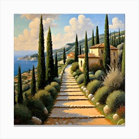 Path To The Sea Canvas Print