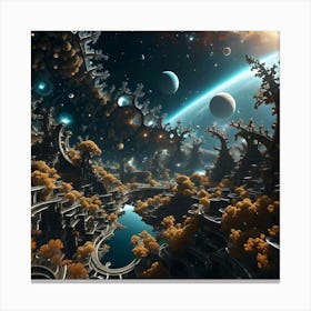 In The Middle Of A Fractal Universe 20 Canvas Print