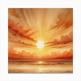 Sunset Canvas Print