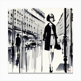 Parisienne Canvas Print