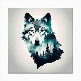 Wolf Portrait 1 Canvas Print