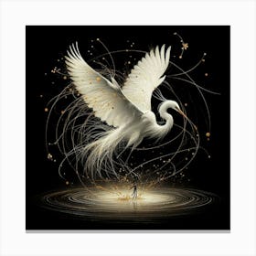 White Egret 2 Canvas Print