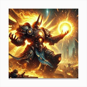 Supreme Overlord Pyre Solar Flare Canvas Print