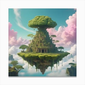 Island In The Sky 1 Canvas Print