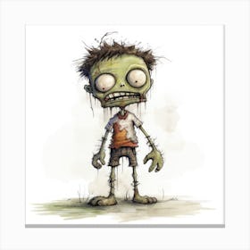 Zombie Boy 1 Canvas Print