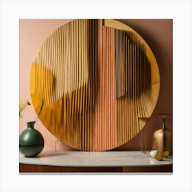 Circular Wall Art Canvas Print